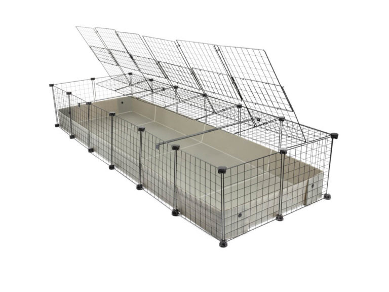 2x6 C&C Mesh Grid Guinea Pig Cage - C and C Guinea Pig Cages