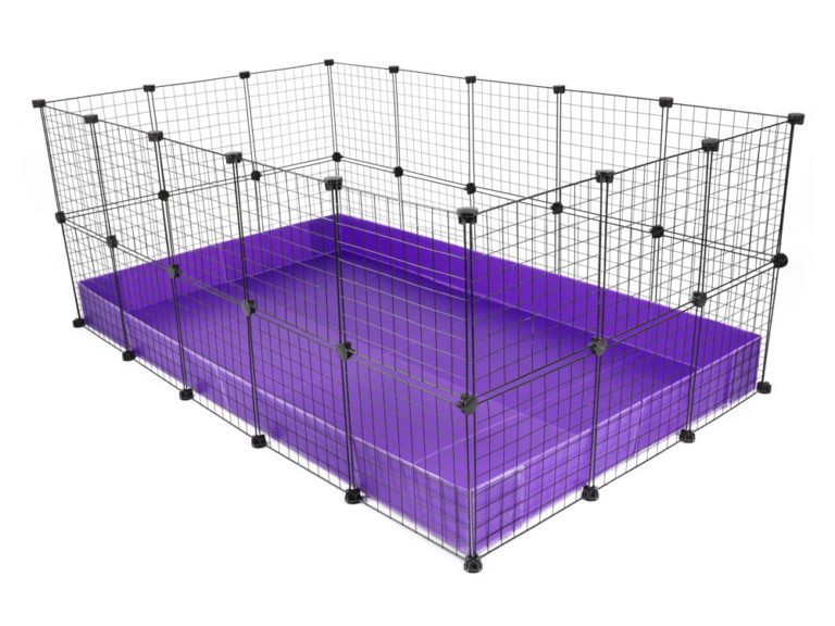 3x5 C&c Modular Grid Rabbit Cage - C And C Guinea Pig Cages