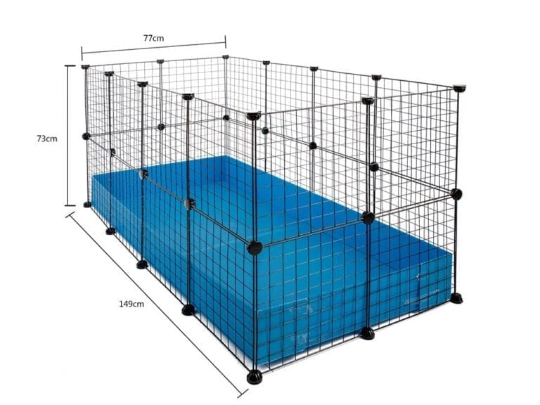 candc_rabbit_cage_with-dimensions